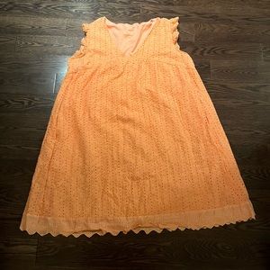 Peach dress